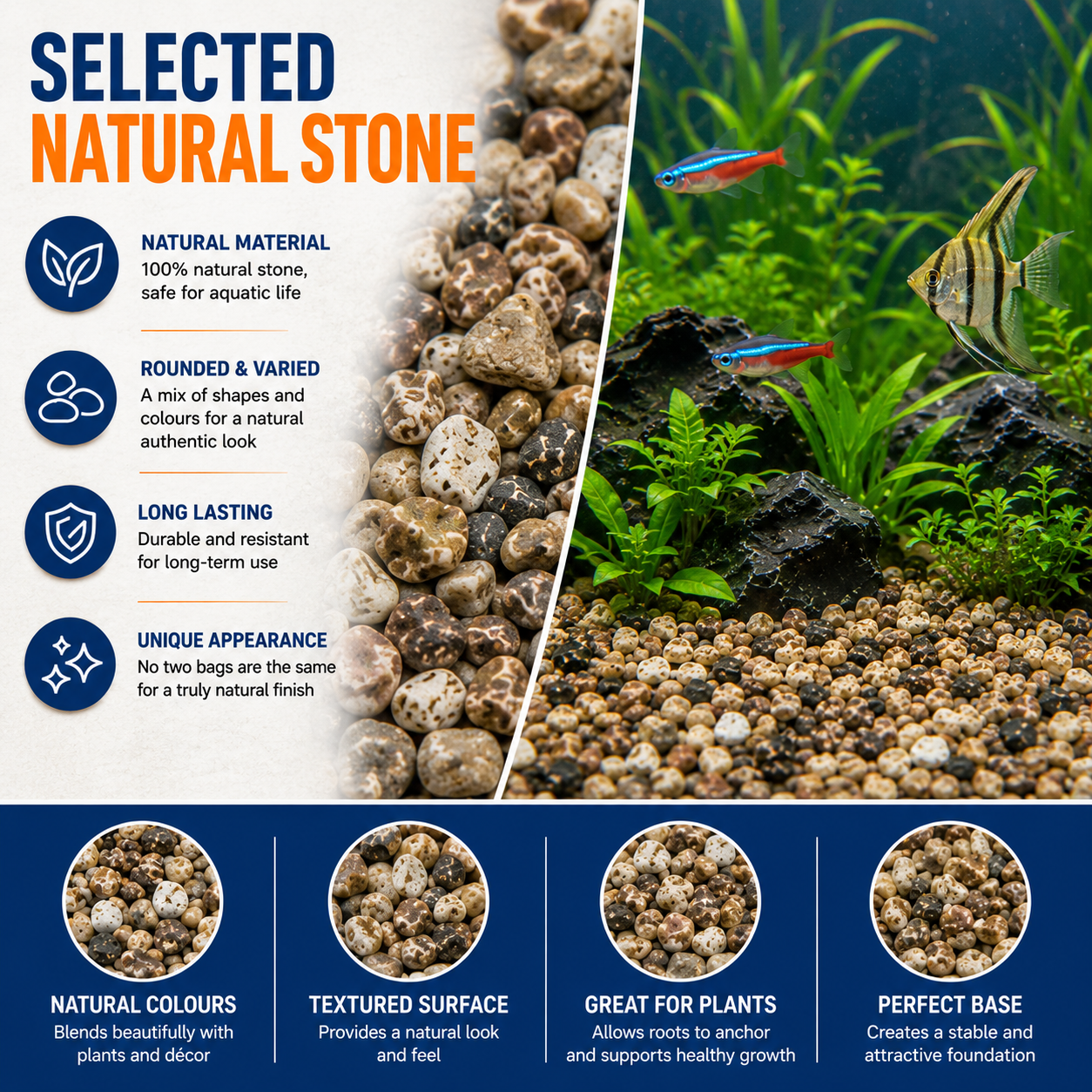 Aquacadabra 25Kg Multi-Purpose Natural Pea Gravel