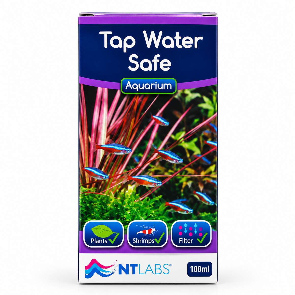 NT Labs Tap Water Safe Dechlorinator Aquarium Water Conditioner 100ml 250ml
