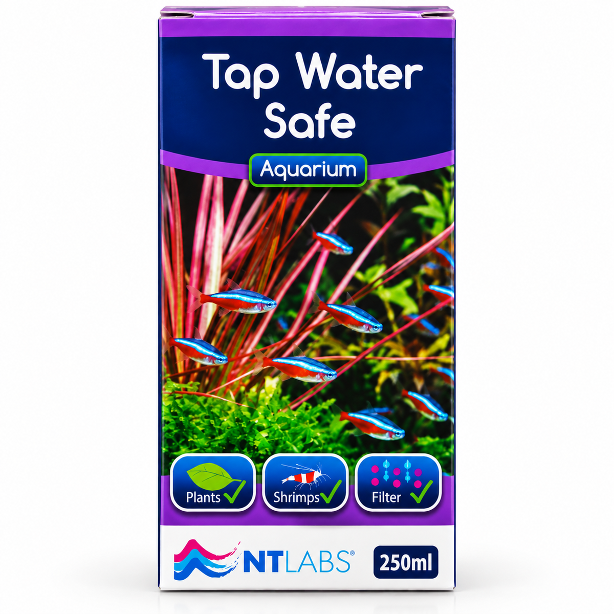 NT Labs Tap Water Safe Dechlorinator Aquarium Water Conditioner 100ml 250ml