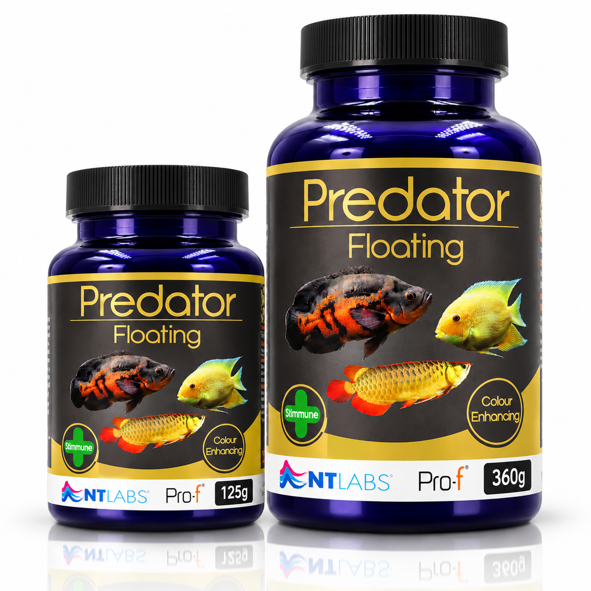 NT Labs Pro-F Predator Floating Fish Food Arowana Oscar Cichlid 125g 360g