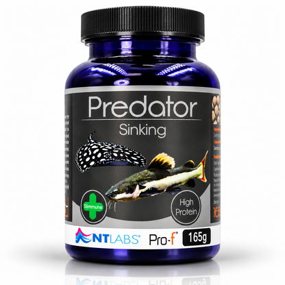 NT Labs Pro-F Predator Sinking Fish Food Catfish Cichlid Rays 165g 450g
