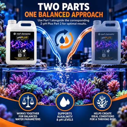 Reef Zlements Z-pH Plus Part 1 Marine Reef Aquarium KH pH Buffer 1L 2.5L 5L