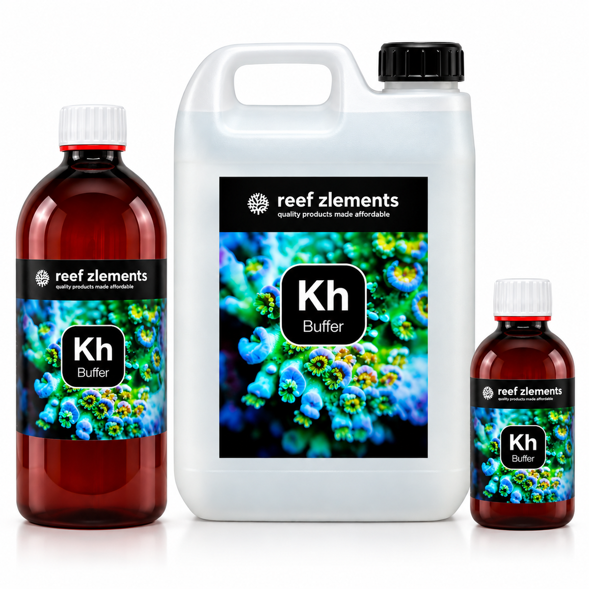 Reef Zlements KH Buffer 500ml 1L 2.5L Marine Reef Aquarium Alkalinity dKH
