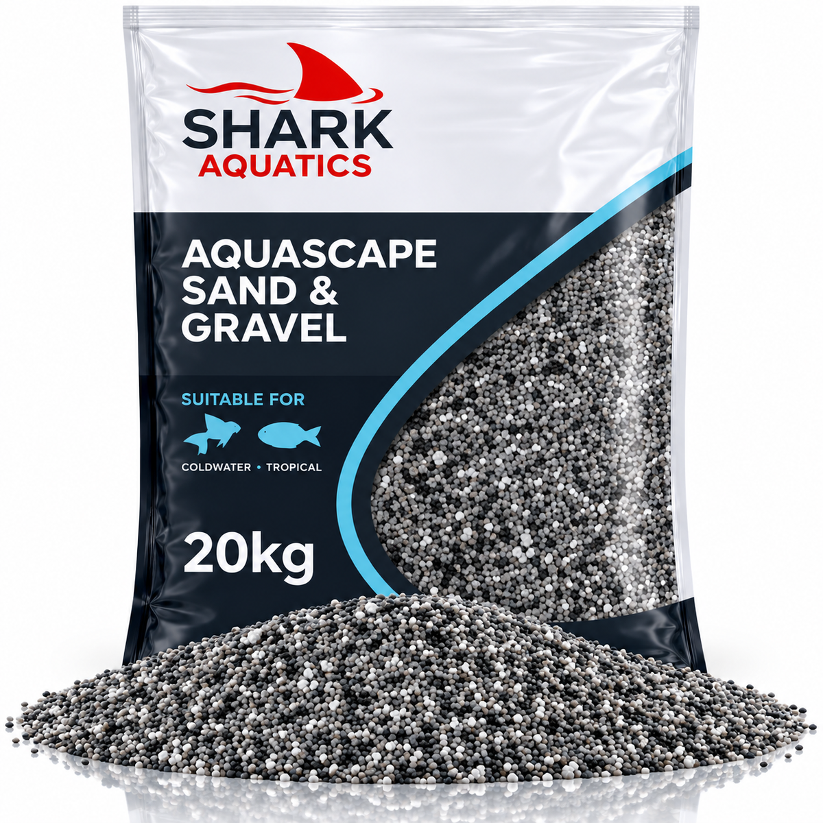 Shark Sand Pro Aquarium Substrate 10kg 20kg No Wash Fish Tank Aquascaping
