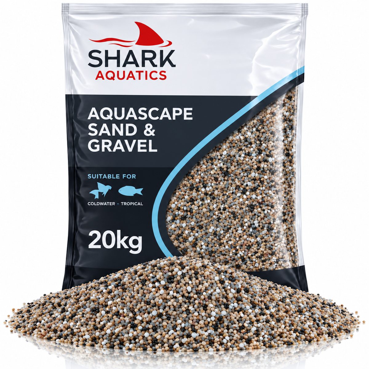 Shark Sand Pro Aquarium Substrate 10kg 20kg No Wash Fish Tank Aquascaping