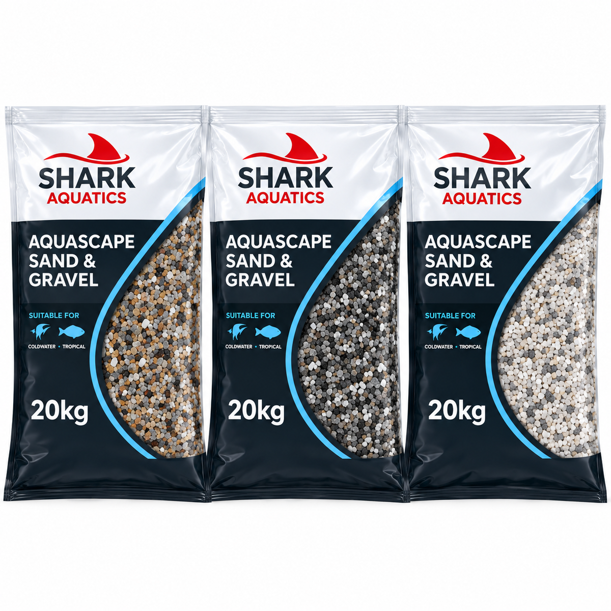 Shark Sand Pro Aquarium Substrate 10kg 20kg No Wash Fish Tank Aquascaping