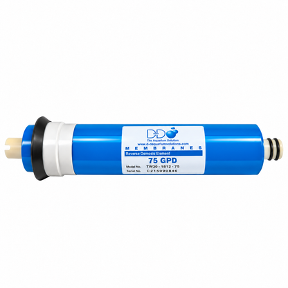 D-D RO Membrane 50 75 GPD Reverse Osmosis Carbon Sediment Filter Kit