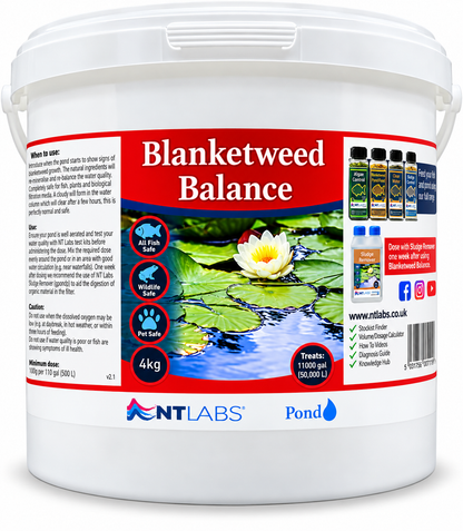 NT Labs Pond Blanketweed Balance Treatment Koi Fish Algae Control 400g 800g 2kg 