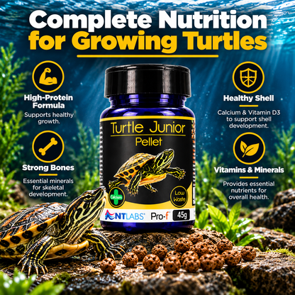NT Labs Pro-F Turtle Junior Food 45g Floating Pellets Aquatic Terrapin