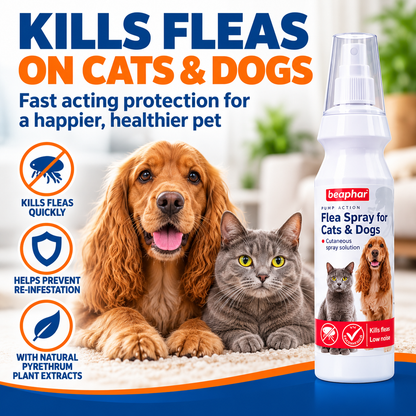 Beaphar Pump Flea Spray (Cats & Dogs)