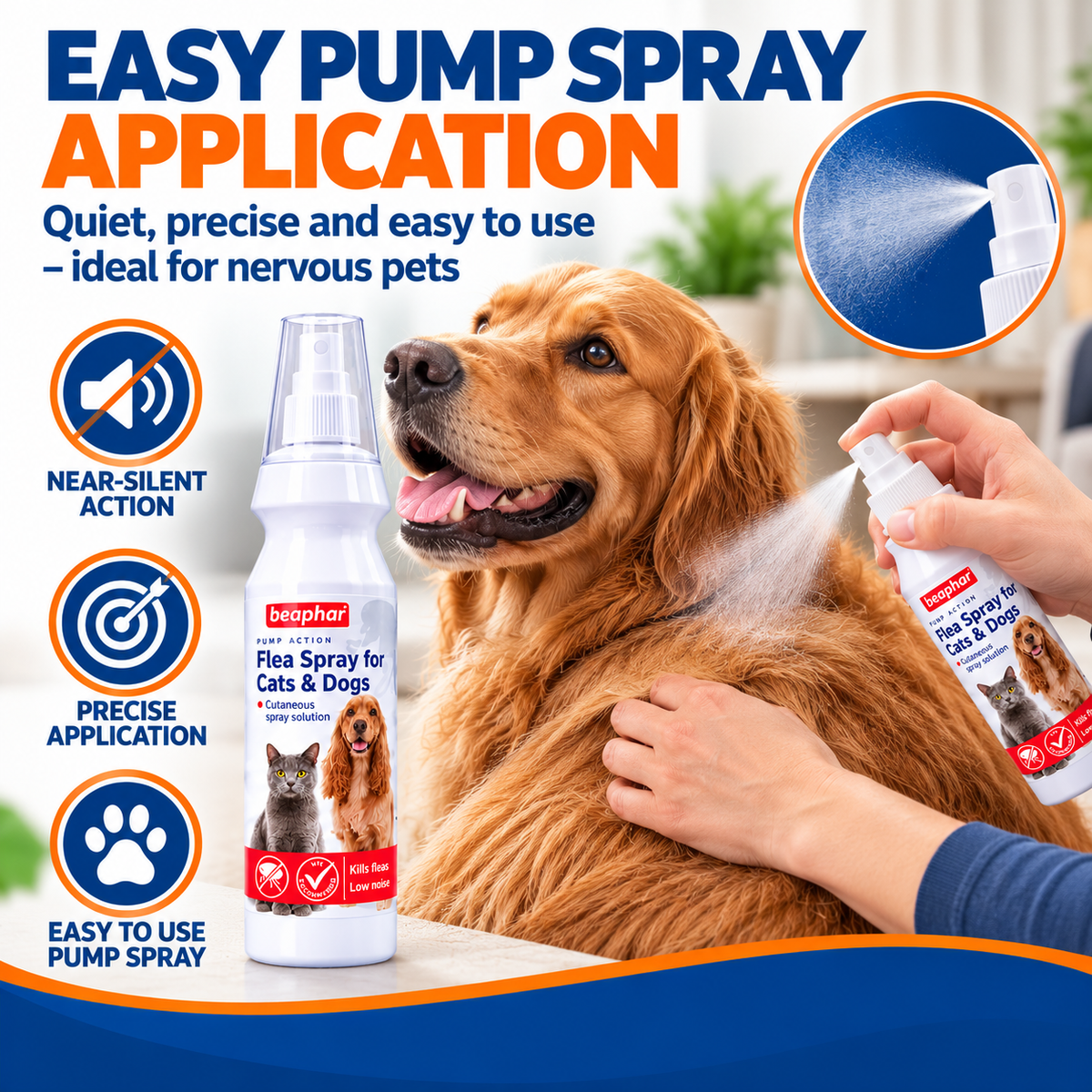 Beaphar Pump Flea Spray (Cats & Dogs)