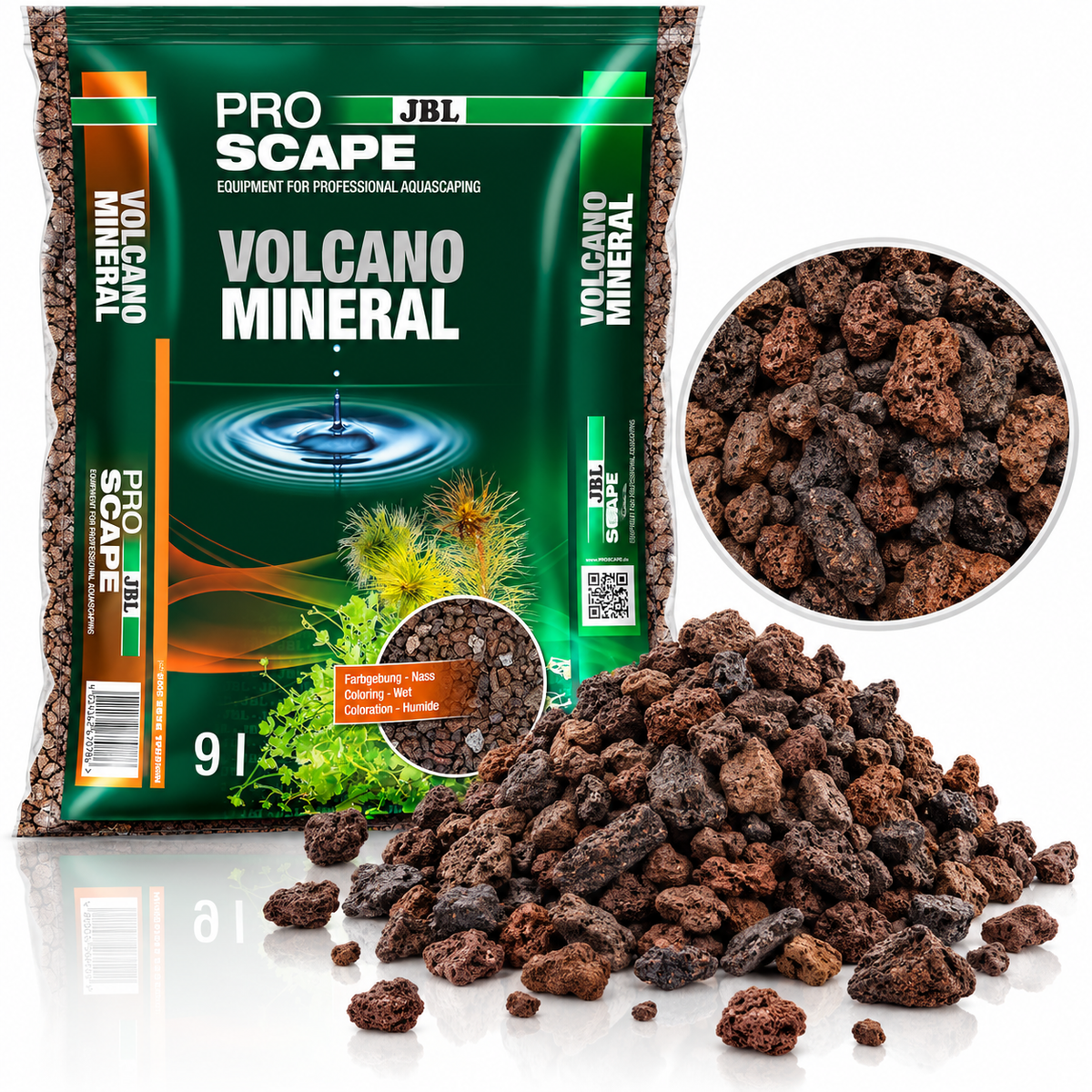 JBL ProScape Volcano Mineral 9L Aquarium Aquascaping Volcanic Substrate