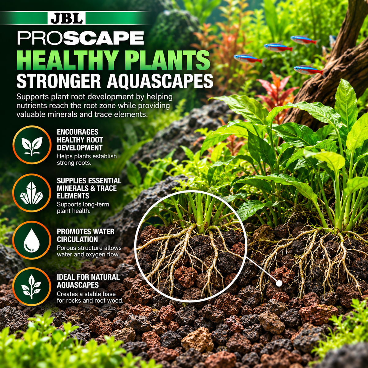 JBL ProScape Volcano Mineral 3L Aquarium Aquascaping Volcanic Substrate