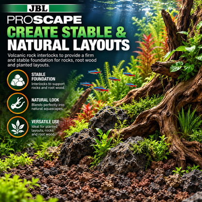 JBL ProScape Volcano Mineral 9L Aquarium Aquascaping Volcanic Substrate