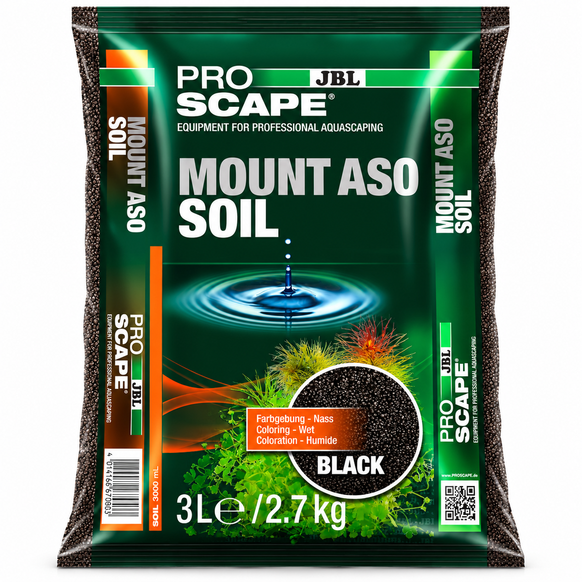 JBL ProScape Black Volcanic Aquarium Soil Substrate Planted Tank