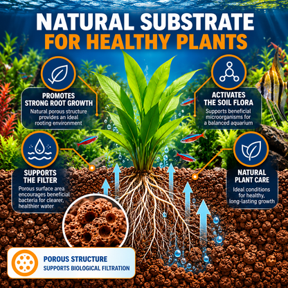 JBL Manado Brown Natural Aquarium Gravel Substrate Planted Fish Tank Decor 