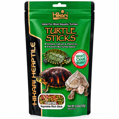 Hikari Turtle Sticks Nutrient-Rich Mix 120g