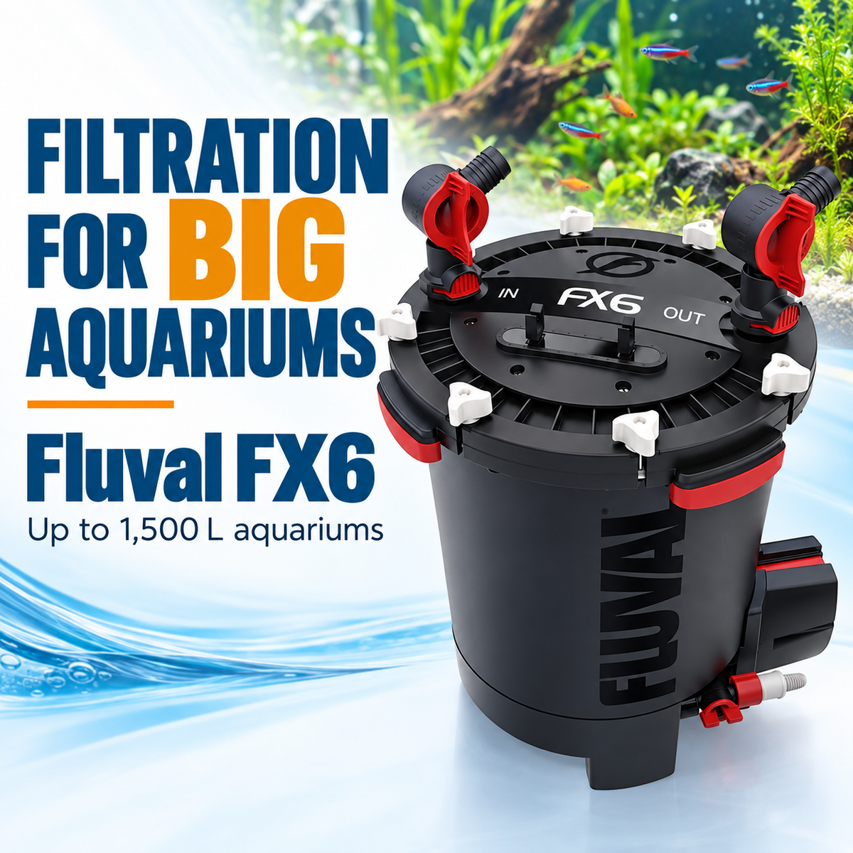 Fluval FX6 Advanced Canister Filter A219