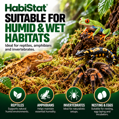 HabiStat Sphagnum Moss 1kg Natural Reptile Humidity, Hides & Egg Laying