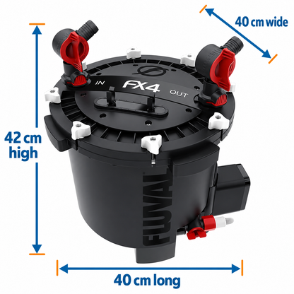 Fluval FX4 Canister Filter for 250 Gal Aquariums