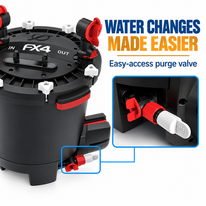 Fluval FX4 Canister Filter for 250 Gal Aquariums