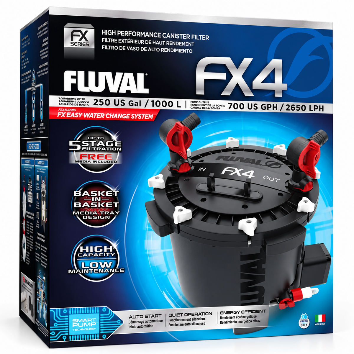 Fluval FX4 Canister Filter for 250 Gal Aquariums