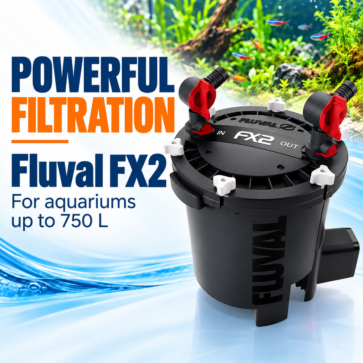 Fluval FX2 External Aquarium Filter