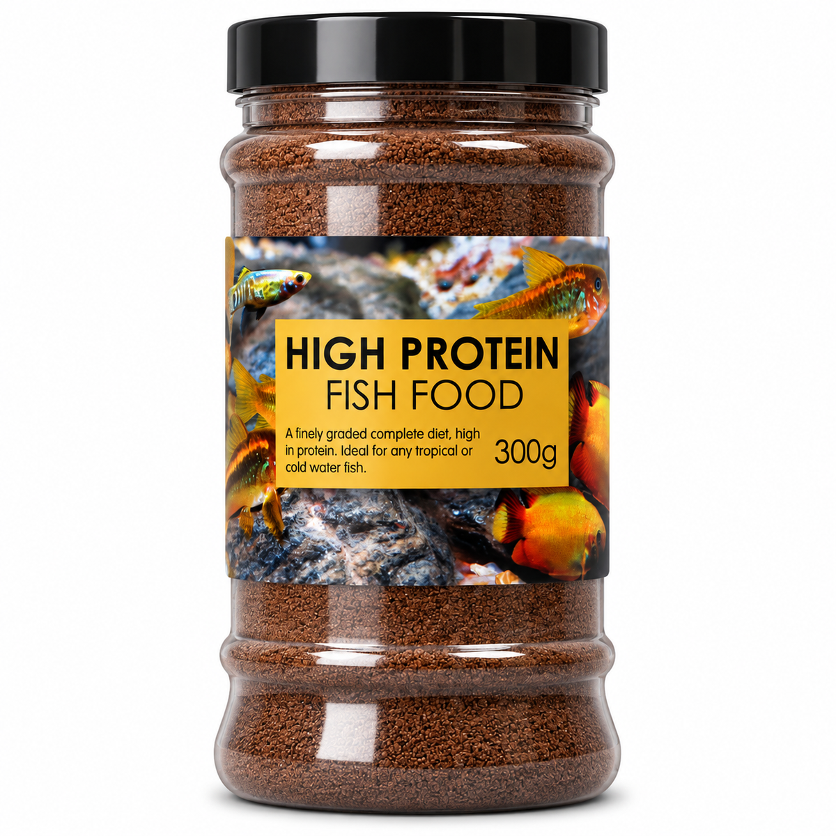High Protein Fish Food Tropical & Coldwater Aquarium Fish Fine Grade 300g 700g