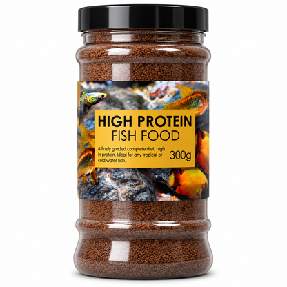 High Protein Fish Food Tropical & Coldwater Aquarium Fish Fine Grade 300g 700g