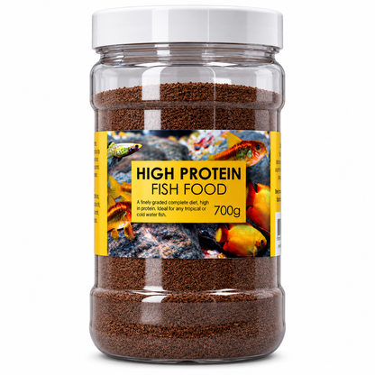High Protein Fish Food Tropical & Coldwater Aquarium Fish Fine Grade 300g 700g
