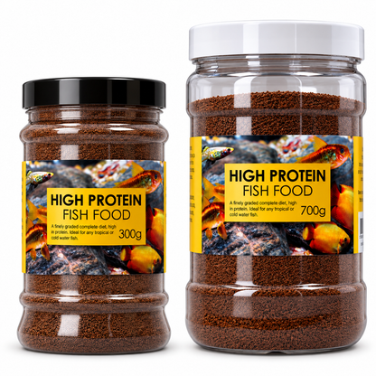 High Protein Fish Food Tropical & Coldwater Aquarium Fish Fine Grade 300g 700g
