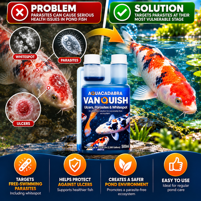 Aquacadabra Vanquish Ulcer Parasite & Whitespot