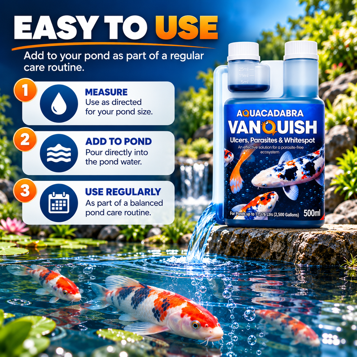 Aquacadabra Vanquish Ulcer Parasite & Whitespot