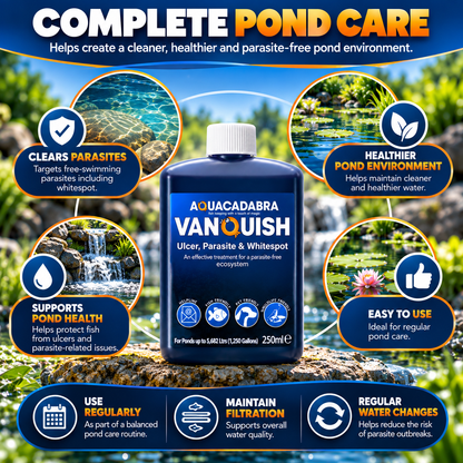 Aquacadabra Vanquish Ulcer Parasite & Whitespot