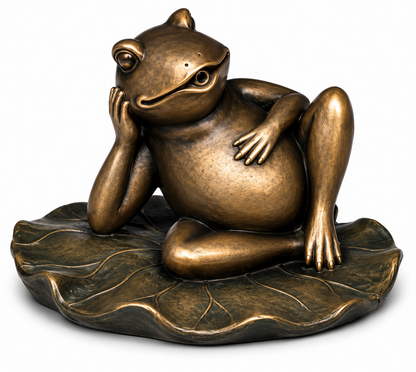 Bermuda Spitter Pond Ornaments Frog Water Feature Ornament Decor