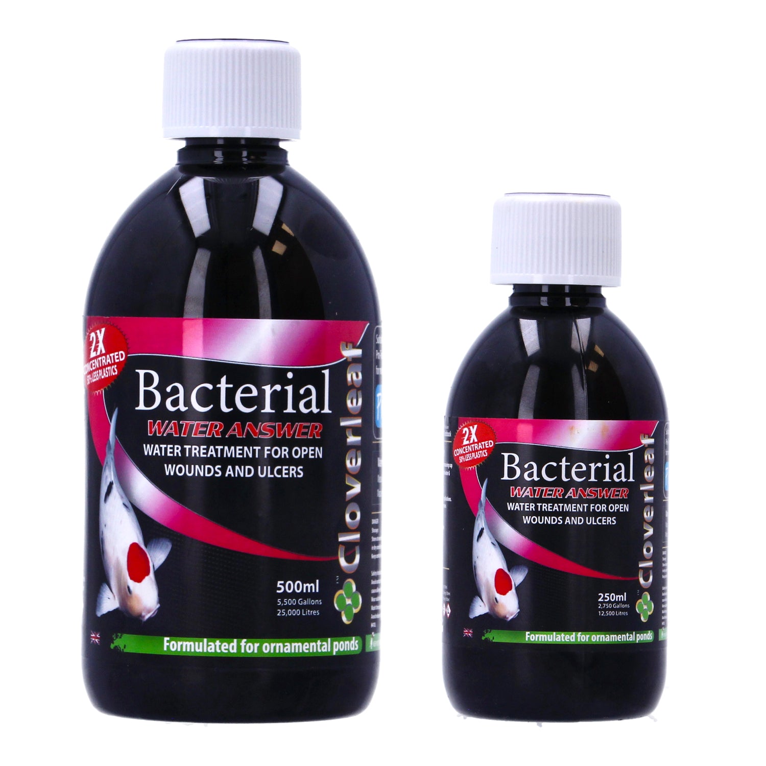 Cloverleaf Bacterial Water Answer Pond Fish Treatment Koi 250ml & 500ml