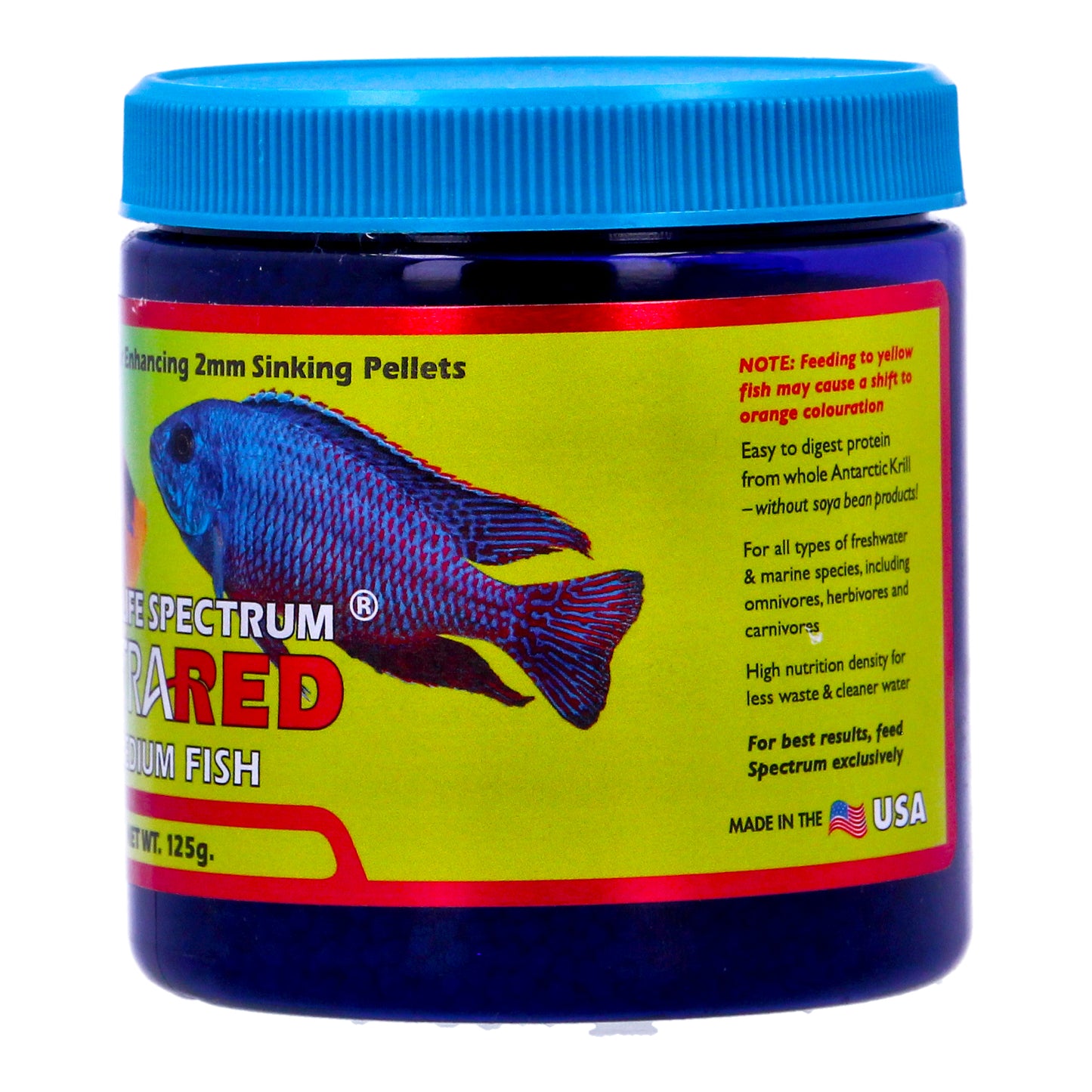 Spectrum 2mm Ultra Red Pellets 125g