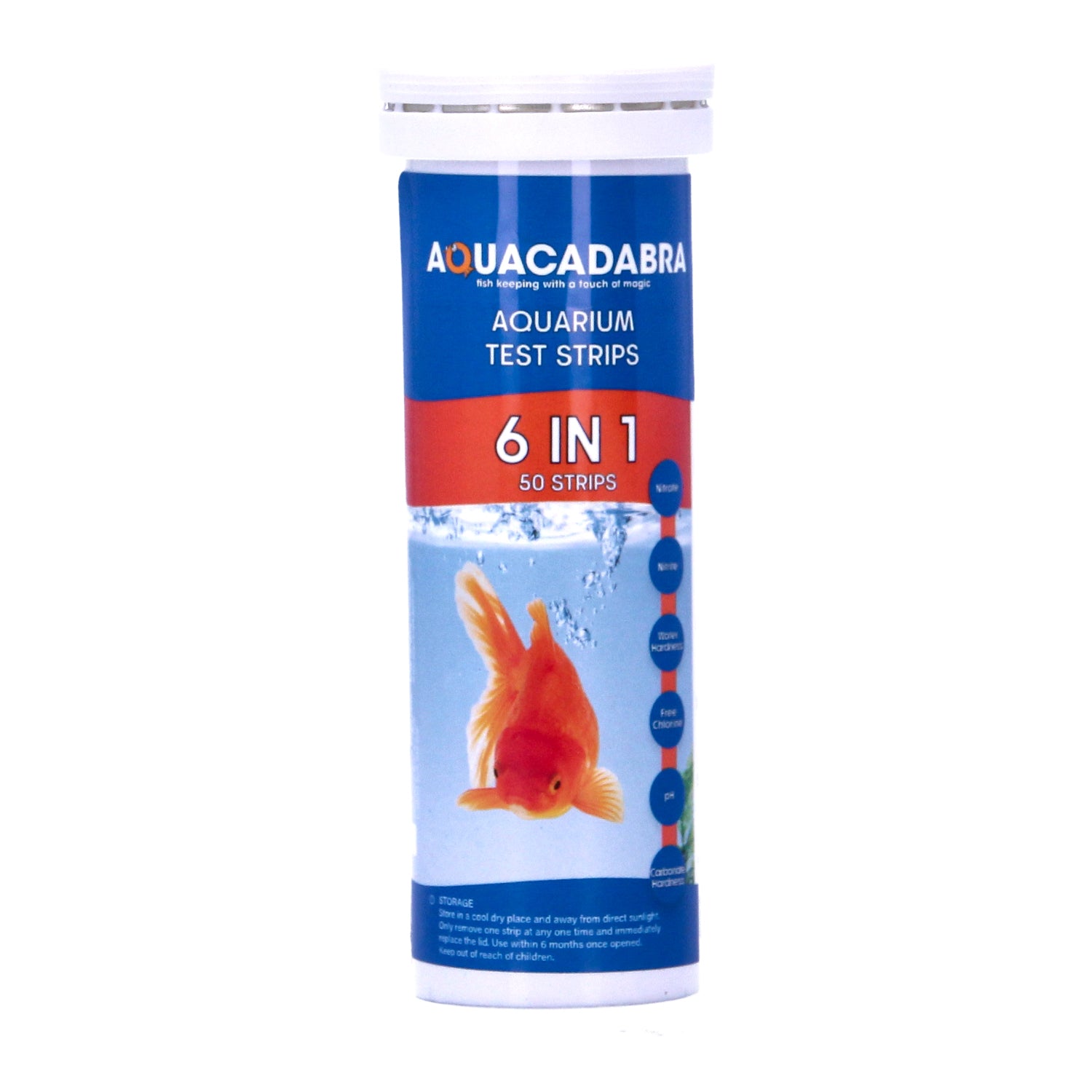 Aquacadabra Aquarium 6 in 1 50 Strips Nitrate Nitrite Test Kit