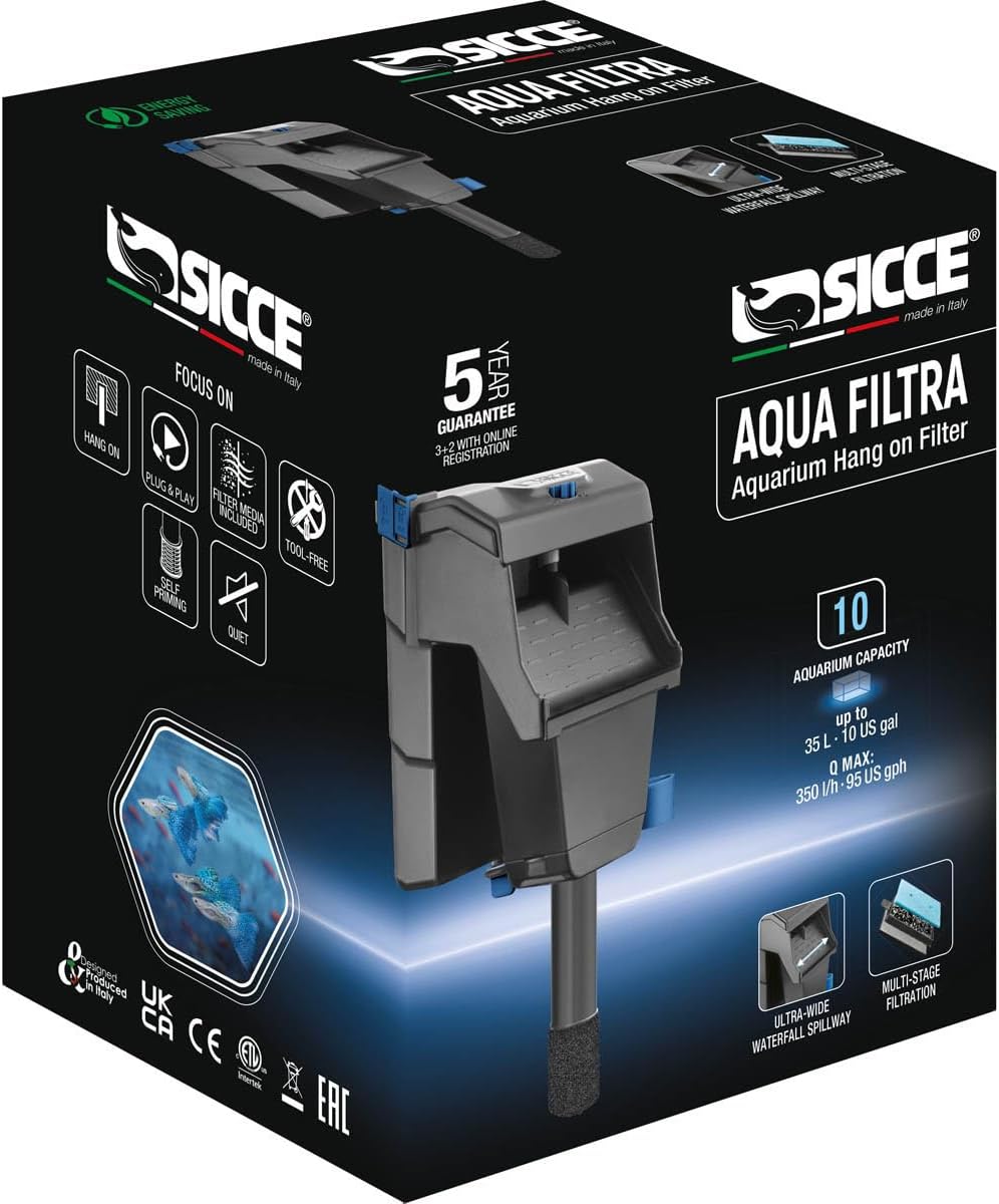 SICCE Aqua Filtra Hang-On Aquarium Filters