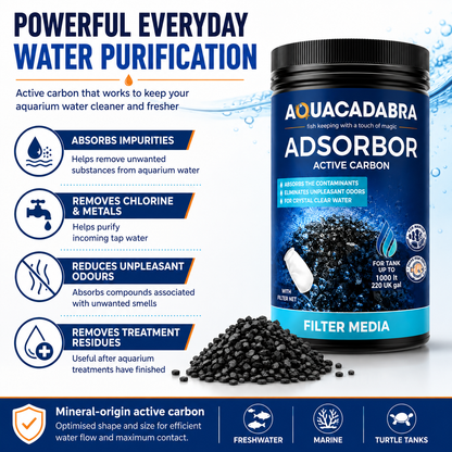 Aquacadabra Activated Carbon Charcoal Aquarium Filter Media Freshwater Marine