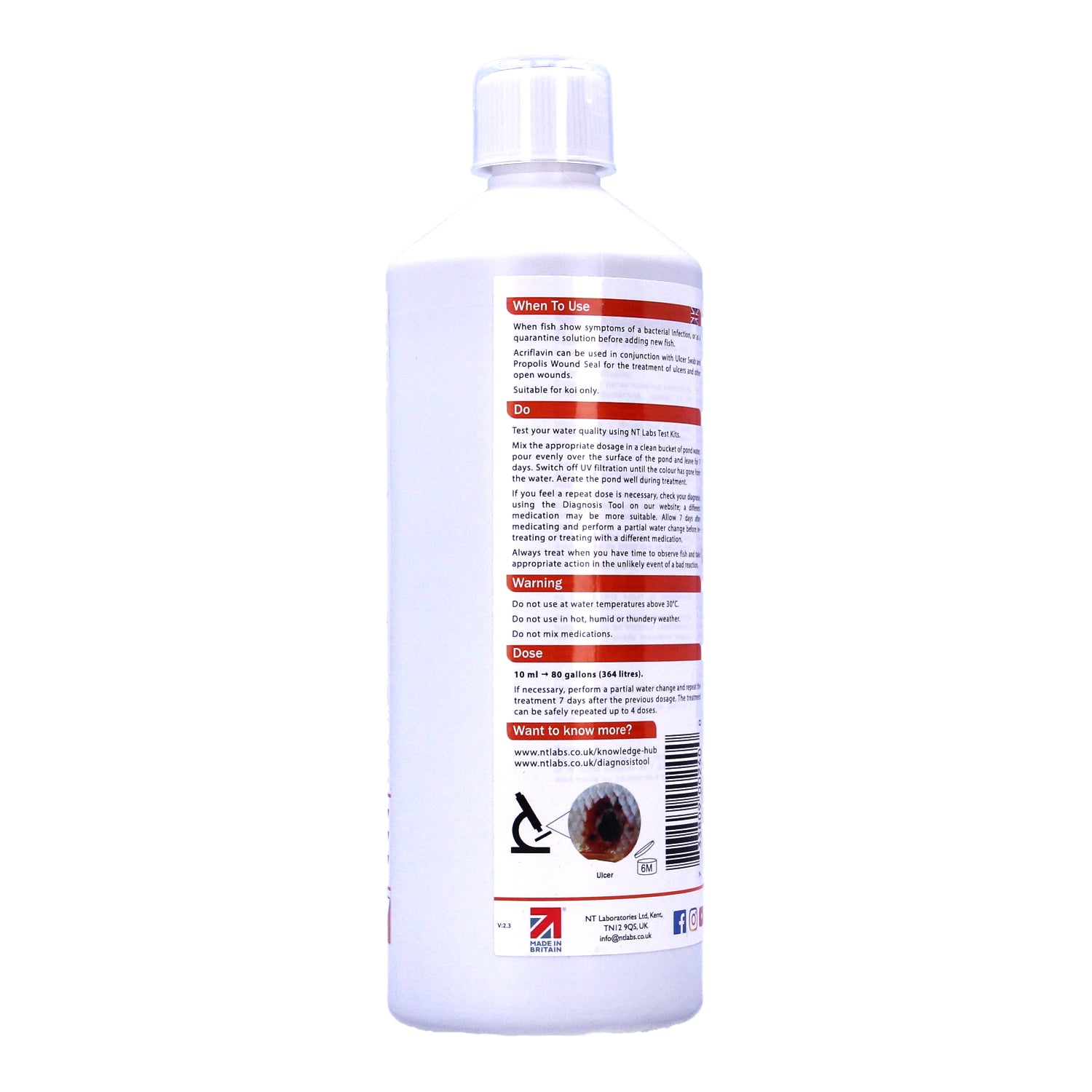 NT Labs Koi Care Acriflavin