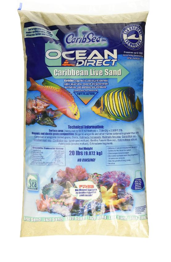 CaribSea Ocean Direct Natural Live Sand