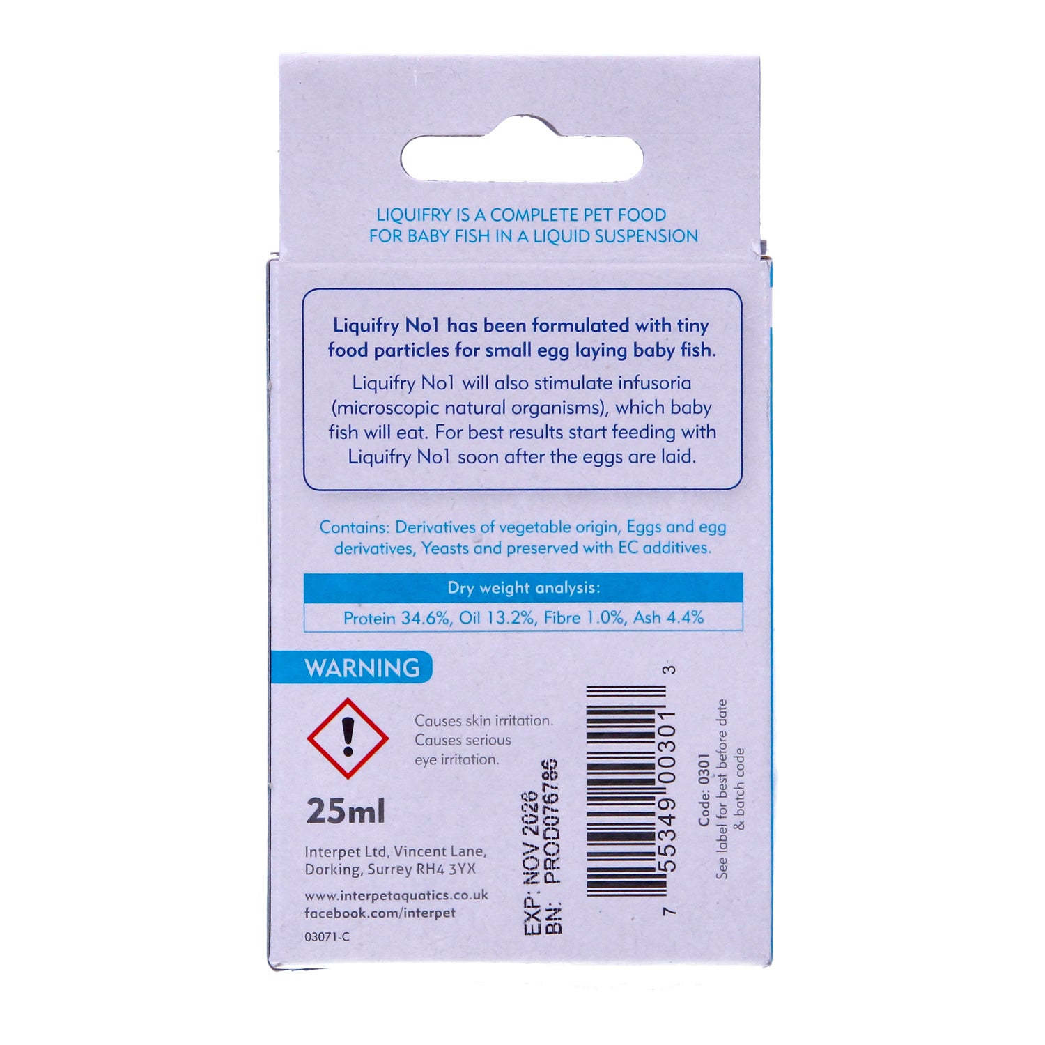Interpet Liquifry Egglayers 25ml - 0301