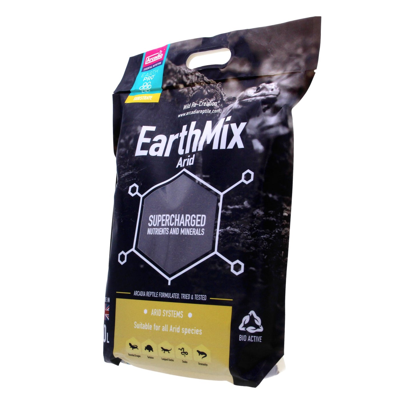 Arcadia EarthMix Arid Substrate 10L – Organic Reptile Soil Repackaged