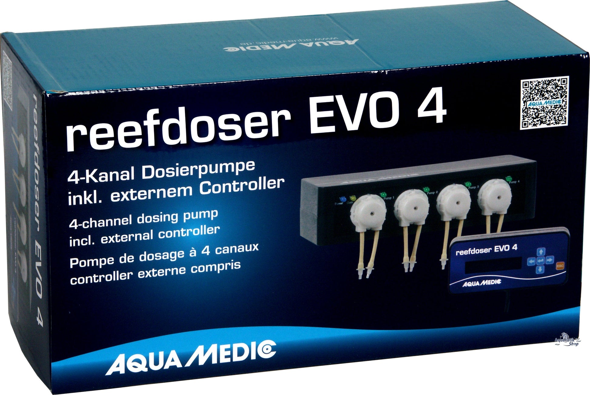 Aqua Medic Reefdoser EVO 4 Four Channel Aquarium Dosing Pump System