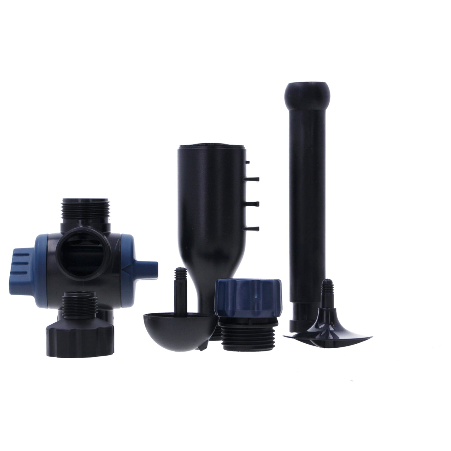 Aquacadabra Pond Fountain Nozzle Kit with Flow Control Nozzle Kit 1/2" + 1"