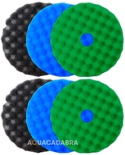 Aquacadabra Foam Filter Sets Fits Cloverleaf CL1 CL2 CL3 Pond Filter x2