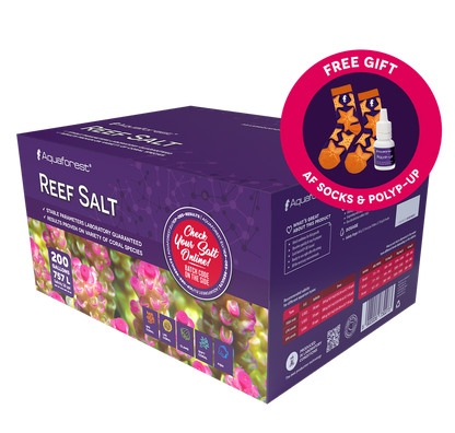 Aquaforest Reef Salt Marine Coral Aquarium + FREE Socks & Polyp-Up 50ml