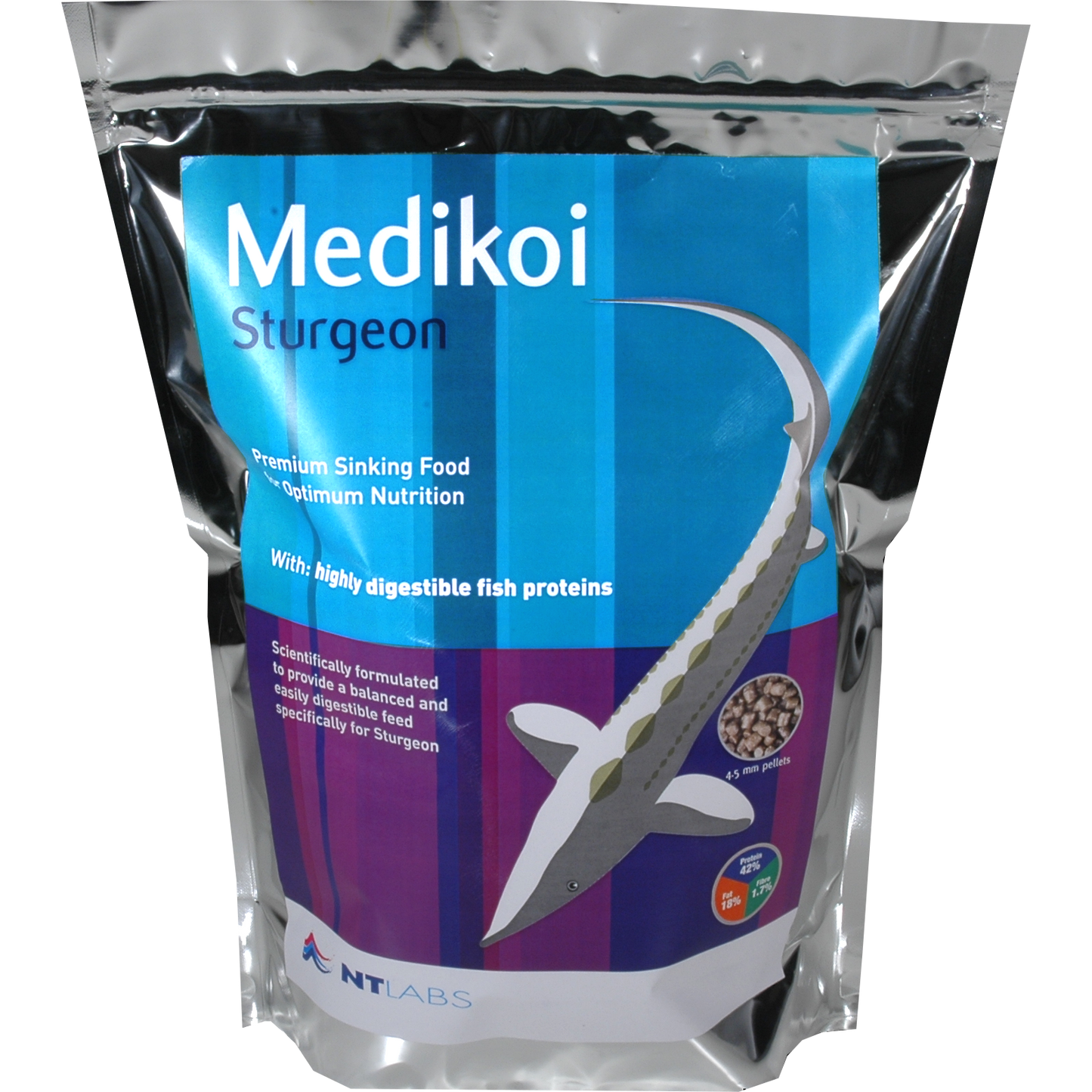 NT Labs Medikoi Sturgeon: High-Protein Sinking Pellets