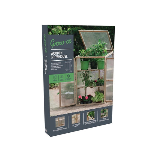 Gardman Wooden Growhouse Natural 